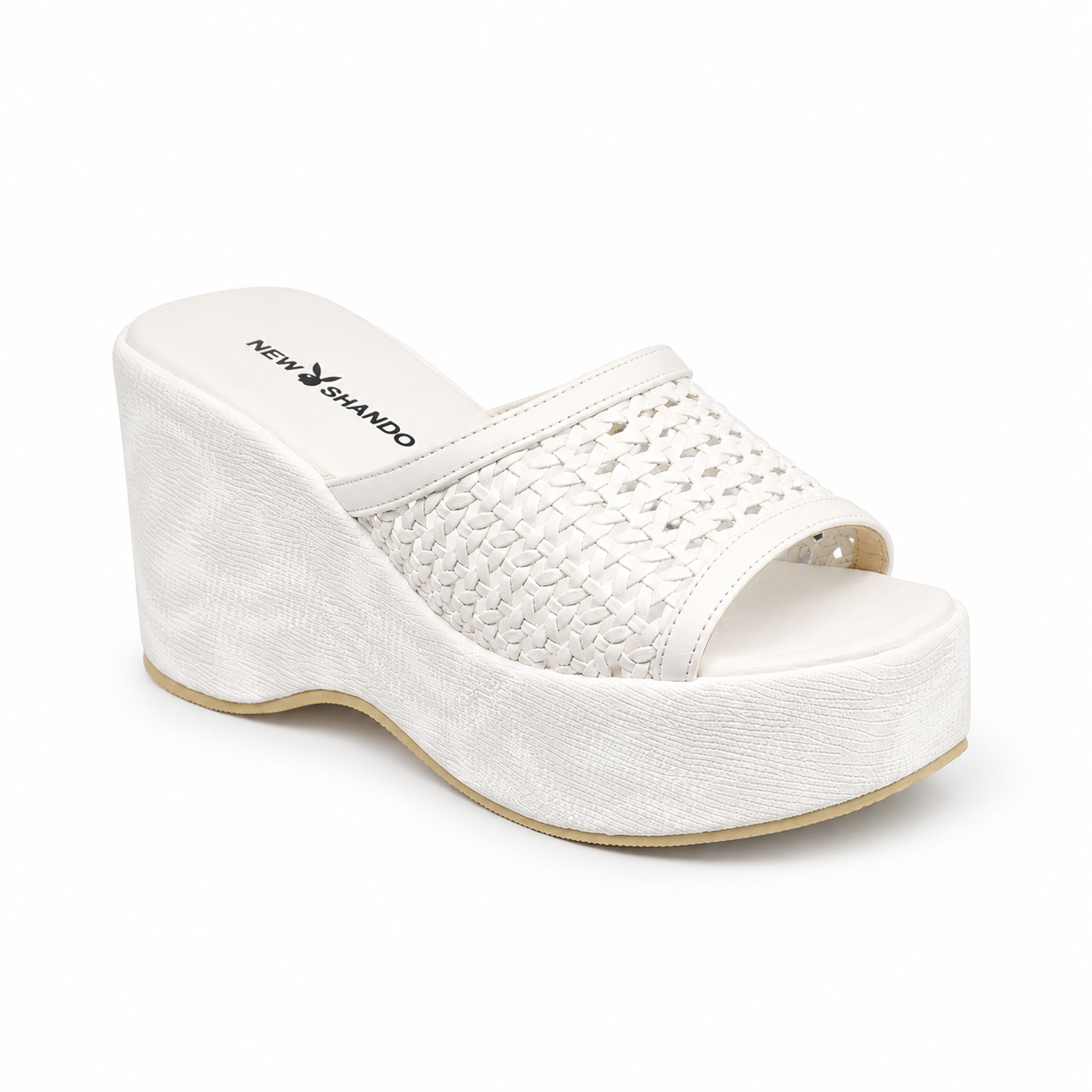 ChatGPT Image May 24, 2026, 11_05_42 AM Woven Platform Mules-white - Image 1
