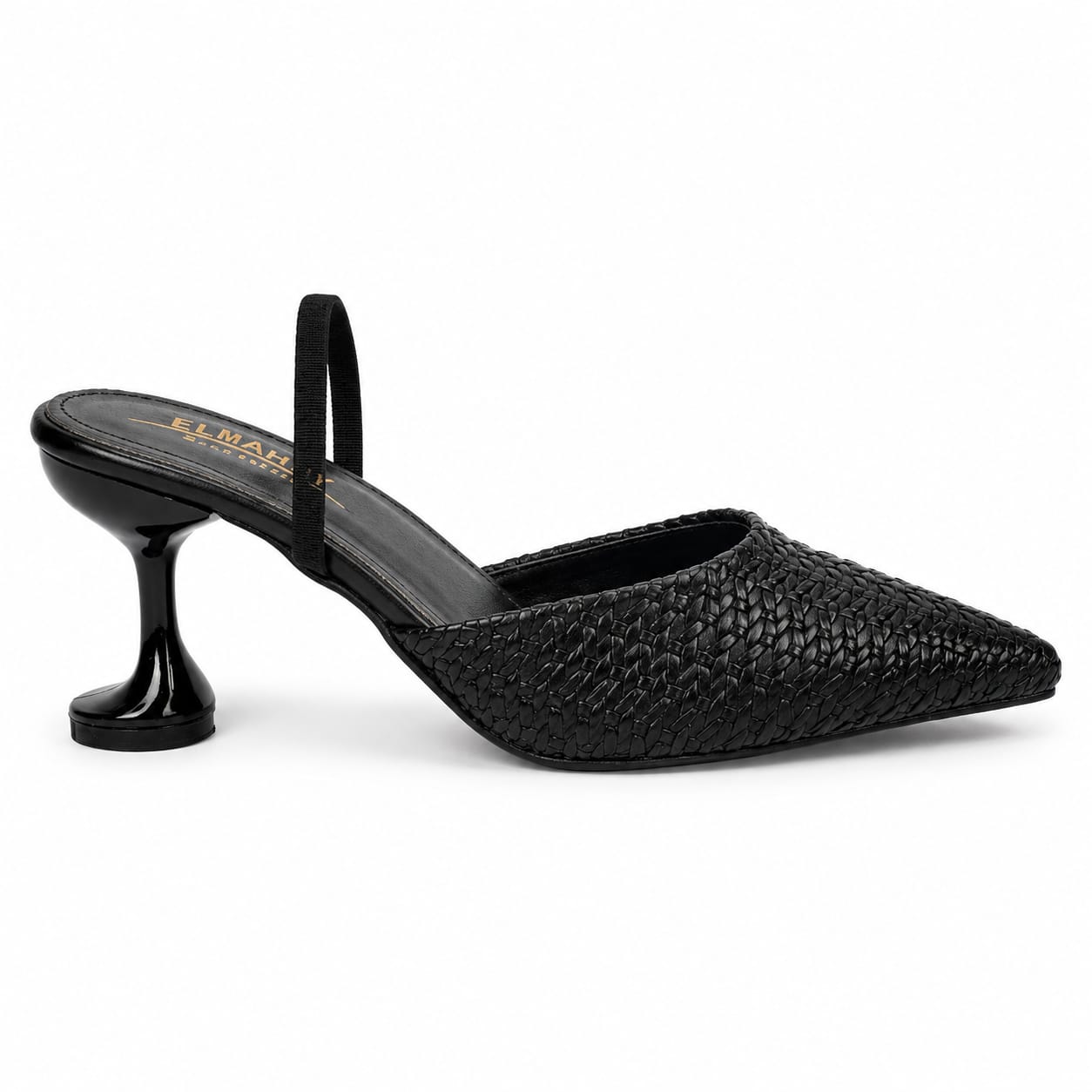 WhatsApp Image 2026-05-22 at 14.47.46 (1) Woven Pointed-Toe Slingback Heels-Black - Image 1
