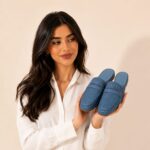 Raffia-Style Woven Mules-Medium Blue Jeans - Image 5