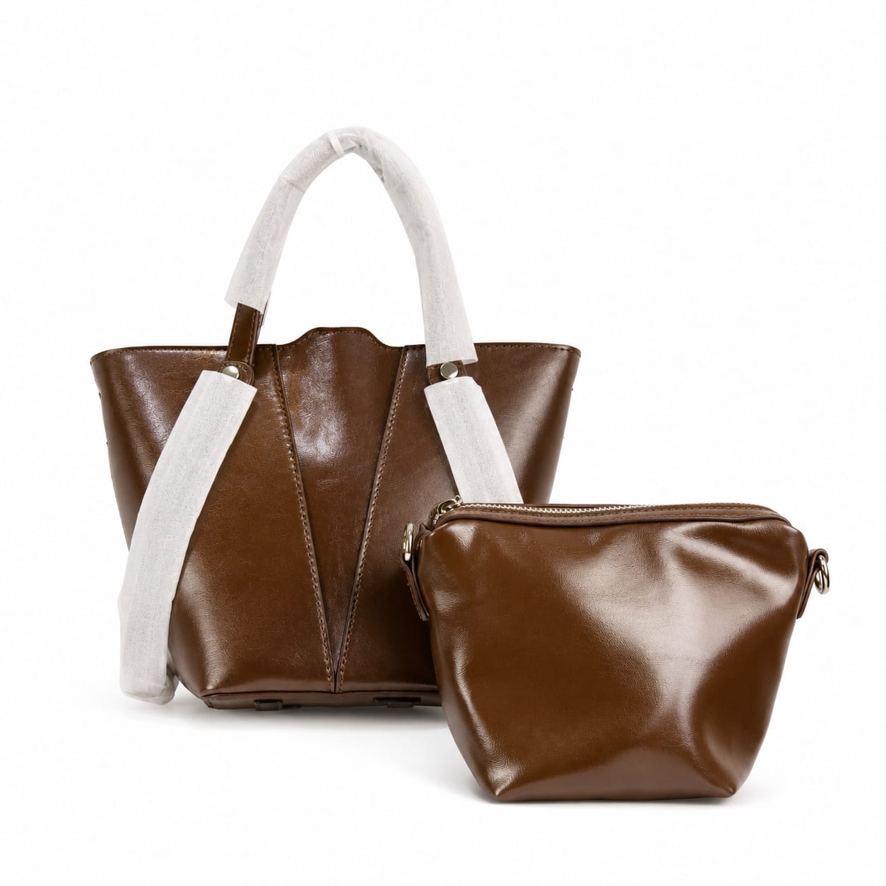 WhatsApp Image 2026-05-24 at 12.53.06 (1) Radiant Silhouette Tote Set-Brown - Image 1