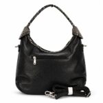 Textured Python Hobo-Black - Image 2