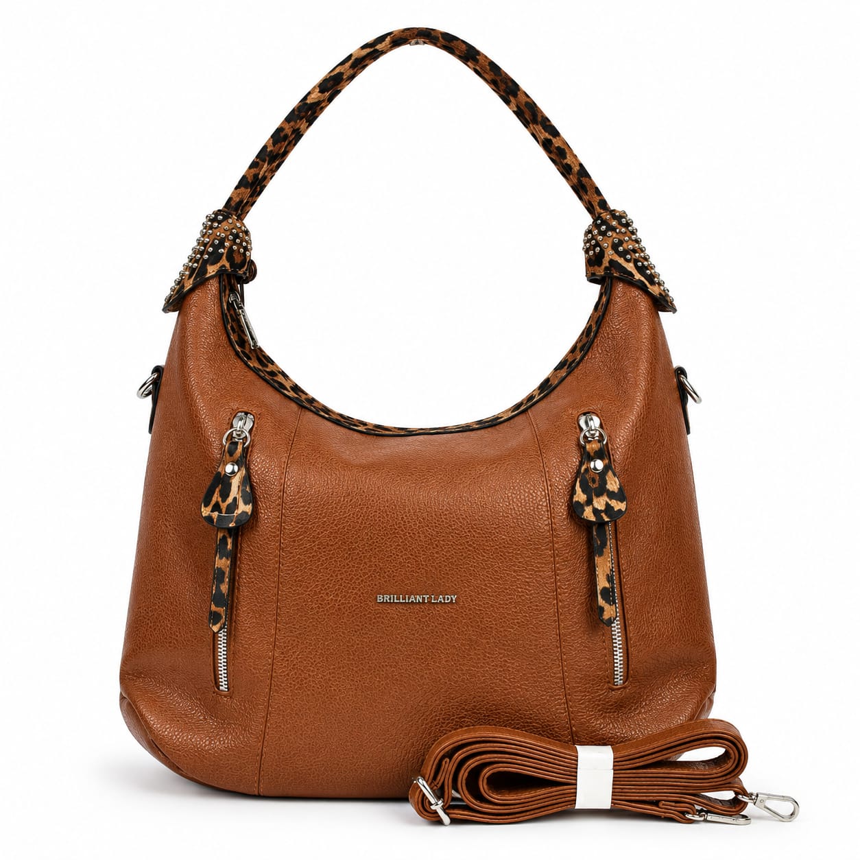 WhatsApp Image 2026-05-24 at 13.32.57 (2) Textured Python Hobo-Brown - Image 1