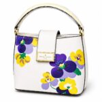Floral Bloom Satchel-White