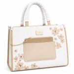 Floral Bloom Satchel-Biege
