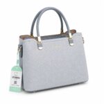 Sovereign Micro-Textured Satchel-Jeans