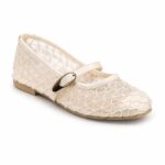 Lattice Mesh Mary Janes-Biege - Image 4