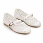 Lattice Mesh Mary Janes-White - Image 3
