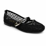 Lattice Mesh Mary Janes-Black - Image 4