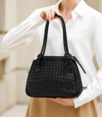 Artisan Weave Satchel-Black - Image 2