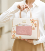 Floral Bloom Satchel-pink - Image 2