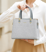 Sovereign Micro-Textured Satchel-Jeans - Image 2